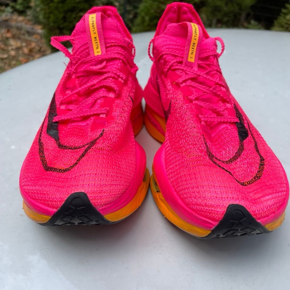 Nike Pink and Orange Running Shoes Nike AlphaFly